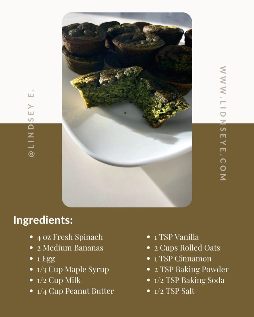 Blended Spinach Muffins that you and the kids will love!!