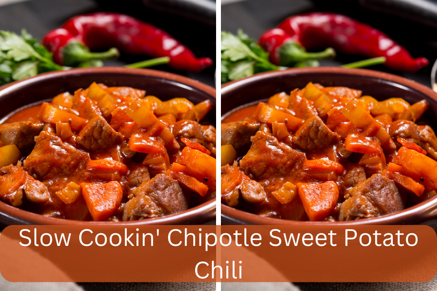 Slow Cookin’ Chipotle Sweet Potato Chili