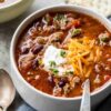 Healthy and Easy Ground Beef Crock-Pot Chili