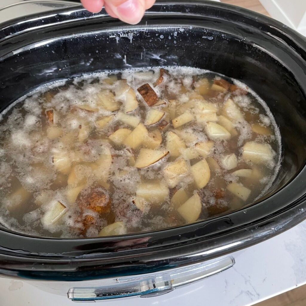Healthy Crockpot Sausage Potato Soup